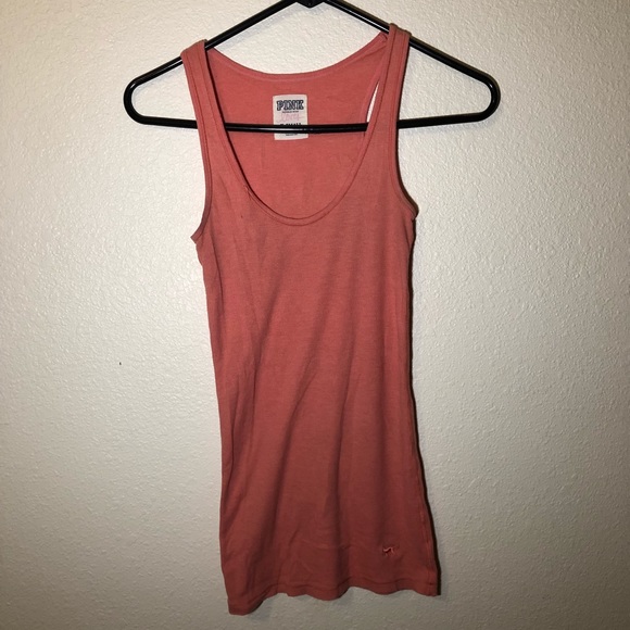 pink long tank top - Picture 2 of 4